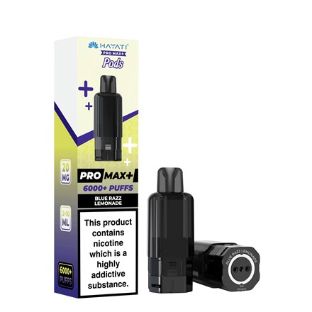 HAYATI PRO MAX+ POD BLUE RAZZ LEMONADE -  2 PACK