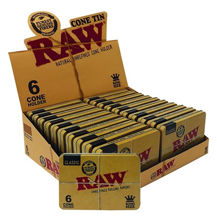 RAW 6 KING SIZE CONE CASE