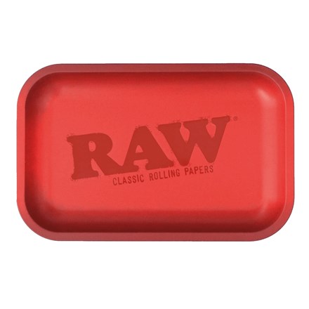 RAW - RED MATT ROLLING TRAY - SMALL