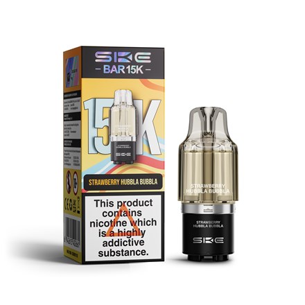 SKE BAR 15K PREFILLED POD - STRAWBERRY HUBBLA BUBBLA