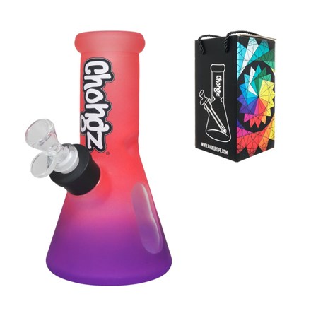 CHONGZ - 20CM PURPLE GLASS WATERPIPE