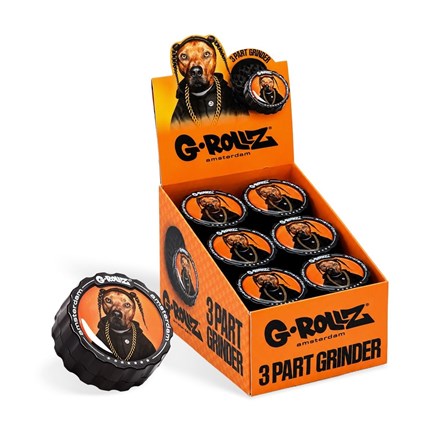 G-ROLLZ - PETS ROCK 3-PART GRINDER 53MM RAP DESIGN