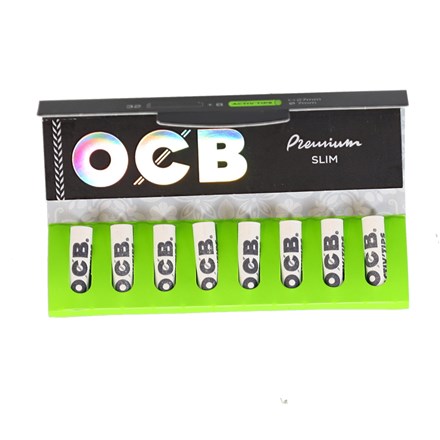 OCB PREMIUM SLIM KING SIZE PAPERS + ACTIVE TIPS - 20 PACK