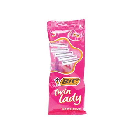 BIC TWIN LADY WOMENS RAZORS - 5 PACK