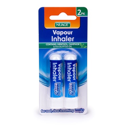 NUAGE - NASAL STICK VAPOUR INHALER - 2 PACK
