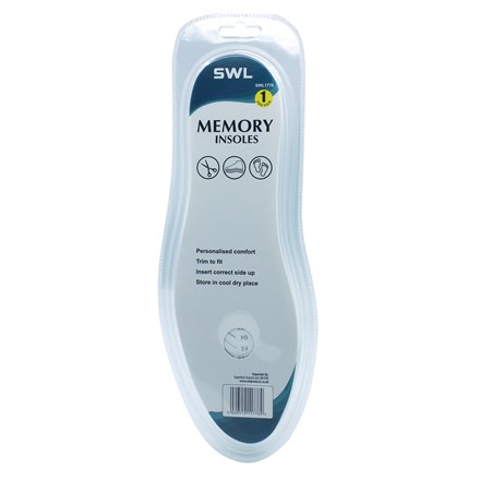 SWL - MEMORY INSOLES - 1 PAIR