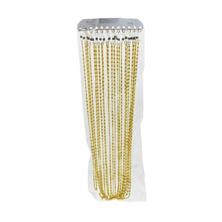 SWL - ALUMINIUM GLASSES CORD GOLD - 12 PACK