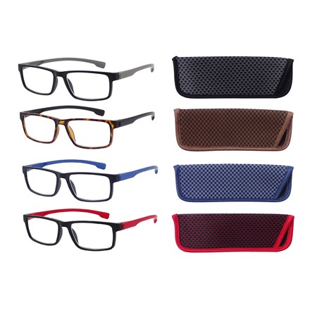 SUPERLENS - PLASTIC READING GLASSES +3.00 -4 ASSTD