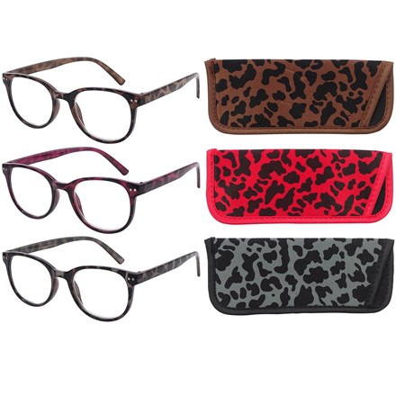 SUPERLENS - PLASTIC READING GLASSES +3.50 -3 ASSTD