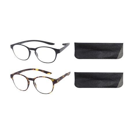 SUPERLENS - PLASTIC READING GLASSES +2.50 -2 ASSTD