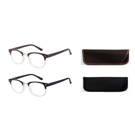 SUPERLENS -HALF RIM READING GLASSES +2.00 -2 ASSTD