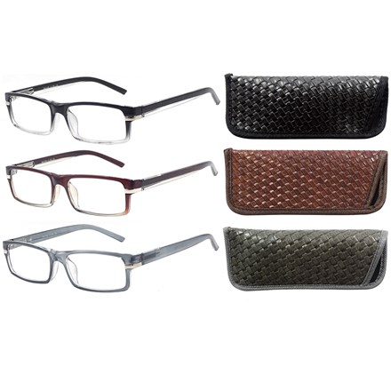 SUPERLENS -PLASTIC READING GLASSES +2.00 -3 ASSTD