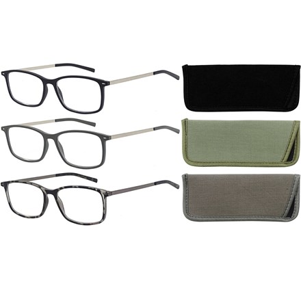 SUPERLENS- PLASTIC READING GLASSES +2.50 -3 ASSTD