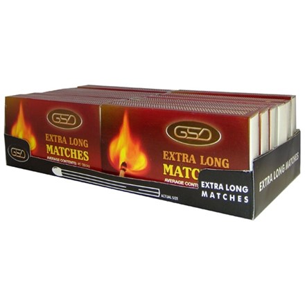 GSD EX LONG MATCHES - 12 PACK