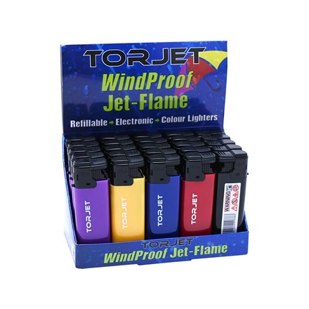 TORJET - WINDPROOF JET-FLAME LIGHTER - 25 PACK