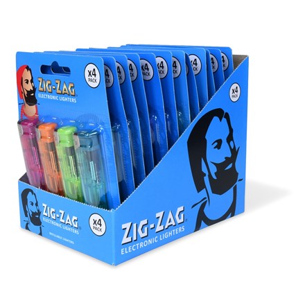 ZIG ZAG - ELECTRONIC LIGHTER - 4 PACK