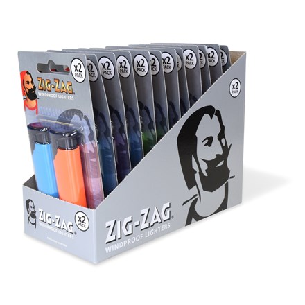 ZIG ZAG - WINDPROOF LIGHTER - 2 PACK