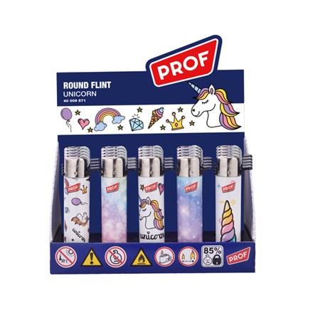 PROF - FLINT LIGHTER - UNICORN - 25 PACK