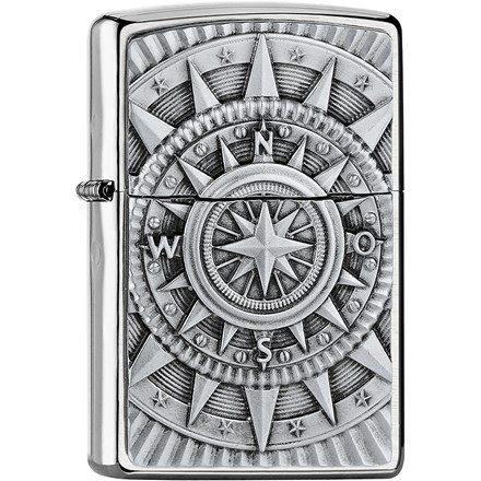 ZIPPO - COMPASS EMBLEM
