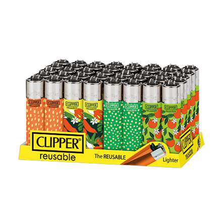 CLIPPER CLASSIC FLINT - WARM FLOWERS - 40PACK