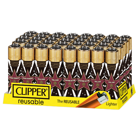 CLIPPER CLASSIC FLINT - WALL OF FLAME 3 - 40PACK