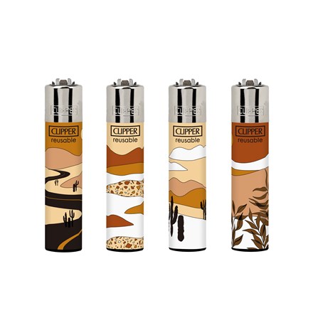 CLIPPER CLASSIC FLINT - DESERT LIFE 3  - 48 PACK