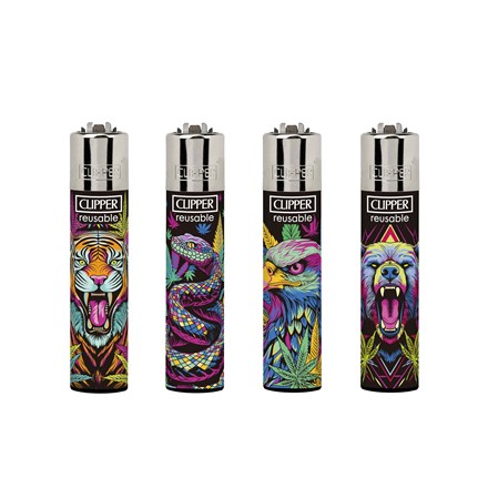 CLIPPER PRINTED FLINT - PREDATOR LEAVES - 48 PACK