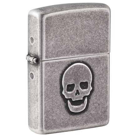 ZIPPO - STAMPED SKULL DESIGN
