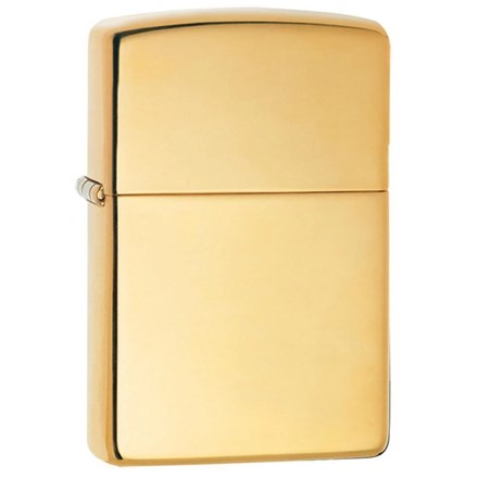 ZIPPO - HI POL BRASS ARMOR HEAVY WALL