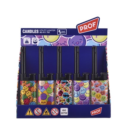 PROF - EMOJI FACES CANDLE LIGHTERS