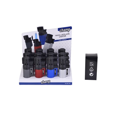 CHAMP - TRIPLE JETFLAME LIGHTERS