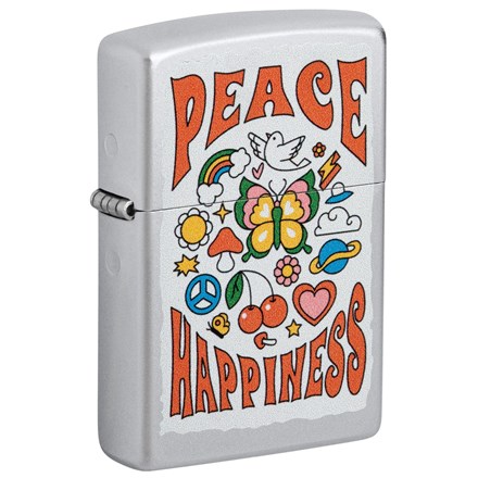 ZIPPO - PEACE HAPPINESS DESIGN