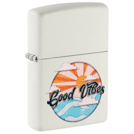 ZIPPO - GOOD VIBES WHITE