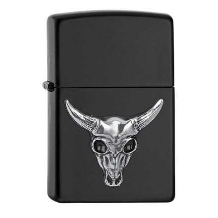 ZIPPO - 218 BULL SKULL