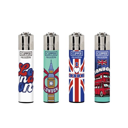 CLIPPER PRINTED FLINT - LONDON 49 - 48 PACK