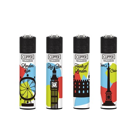 CLIPPER PRINTED FLINT - LONDON - 52 - 48 PACK