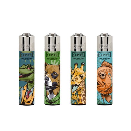 CLIPPER PRINTED FLINT - WEEDY WORLD - 48 PACK