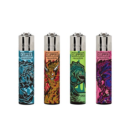 CLIPPER PRINTED FLINT - HORROR DAYS 3 - 48 PACK