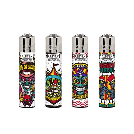 CLIPPER PRINTED FLINT - HORROR DAYS 2 - 48 PACK