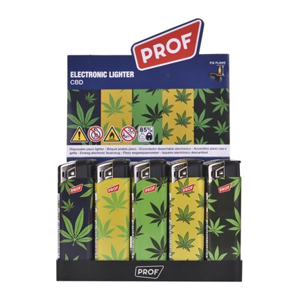PROF - FIXFLAME CBD ELECTRONIC LIGHTERS - 50 PACK