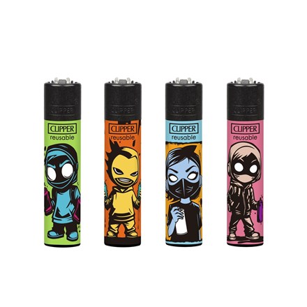 CLIPPER PRINTED FLINT - SPRAY CREW - 48 PACK