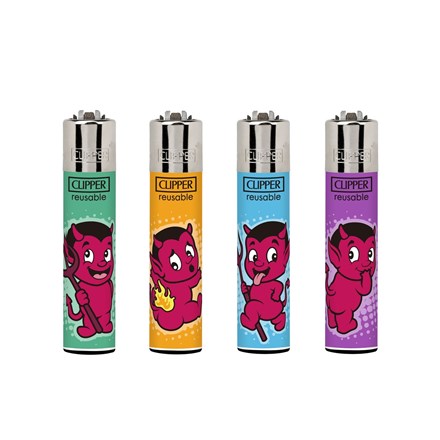 CLIPPER PRINTED FLINT - TRICK OR TREAT 2 - 48 PACK