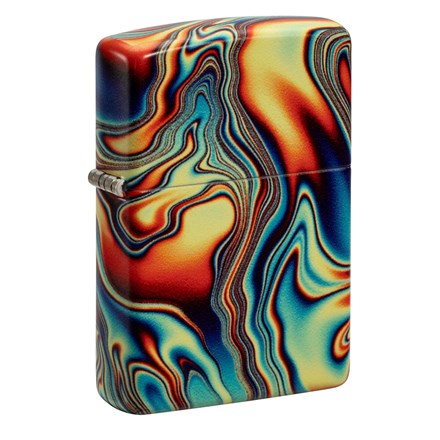 ZIPPO - COLORFUL SWIRL DESIGN