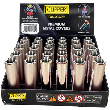 CLIPPER METAL COVER - PINK GRADIENT - 30 PACK