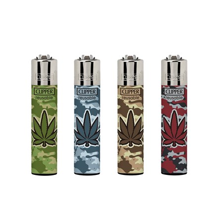 CLIPPER PRINTED FLINT - WEED CAMO - 48 PACK