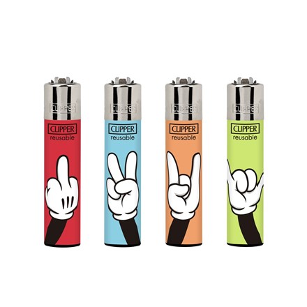 CLIPPER PRINTED FLINT - HANDS ON - 48 PACK