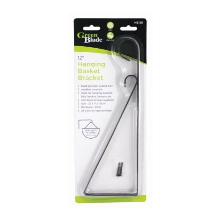 GREEN BLADE - 12" HANGING BASKET BRACKET
