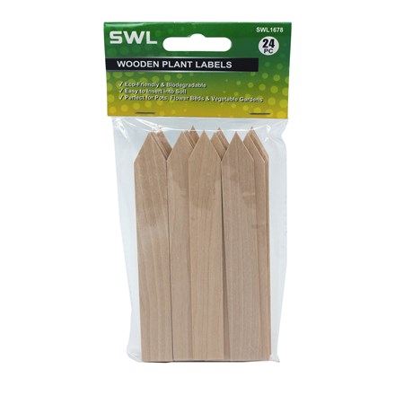 SWL - WOODEN PLANT LABEL STICKS