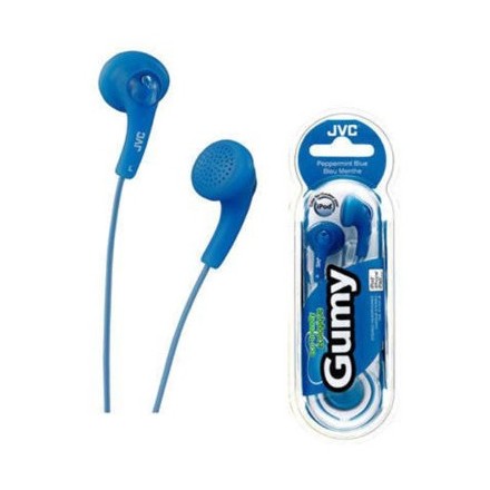 JVC GUMMY - BLUE EARPHONES