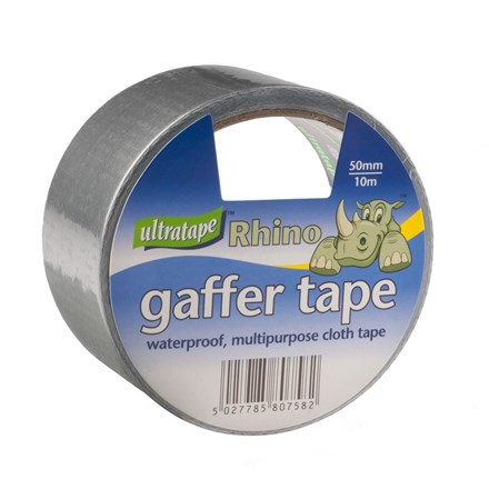 ULTRATAPE -  SMALL RHINO CLOTH TAPE - 10M SILVER